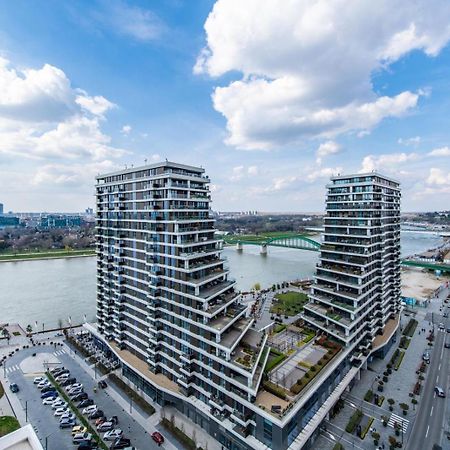 Modern Luxury In Belgrade Waterfront With Views Daire Dış mekan fotoğraf