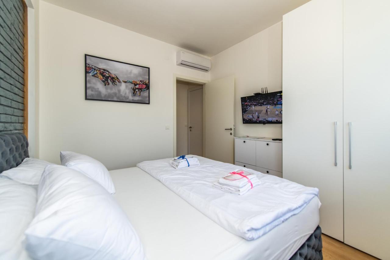 Modern Luxury In Belgrade Waterfront With Views Daire Dış mekan fotoğraf