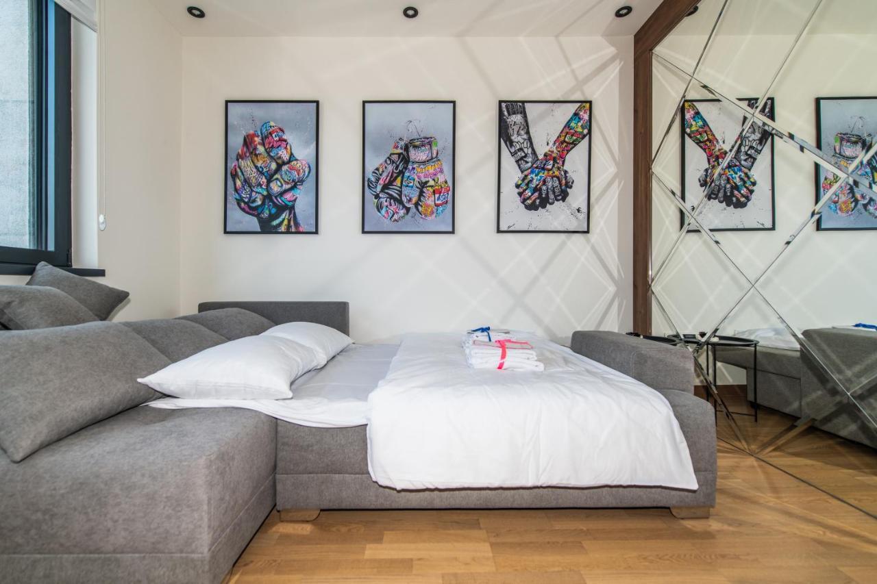 Modern Luxury In Belgrade Waterfront With Views Daire Dış mekan fotoğraf