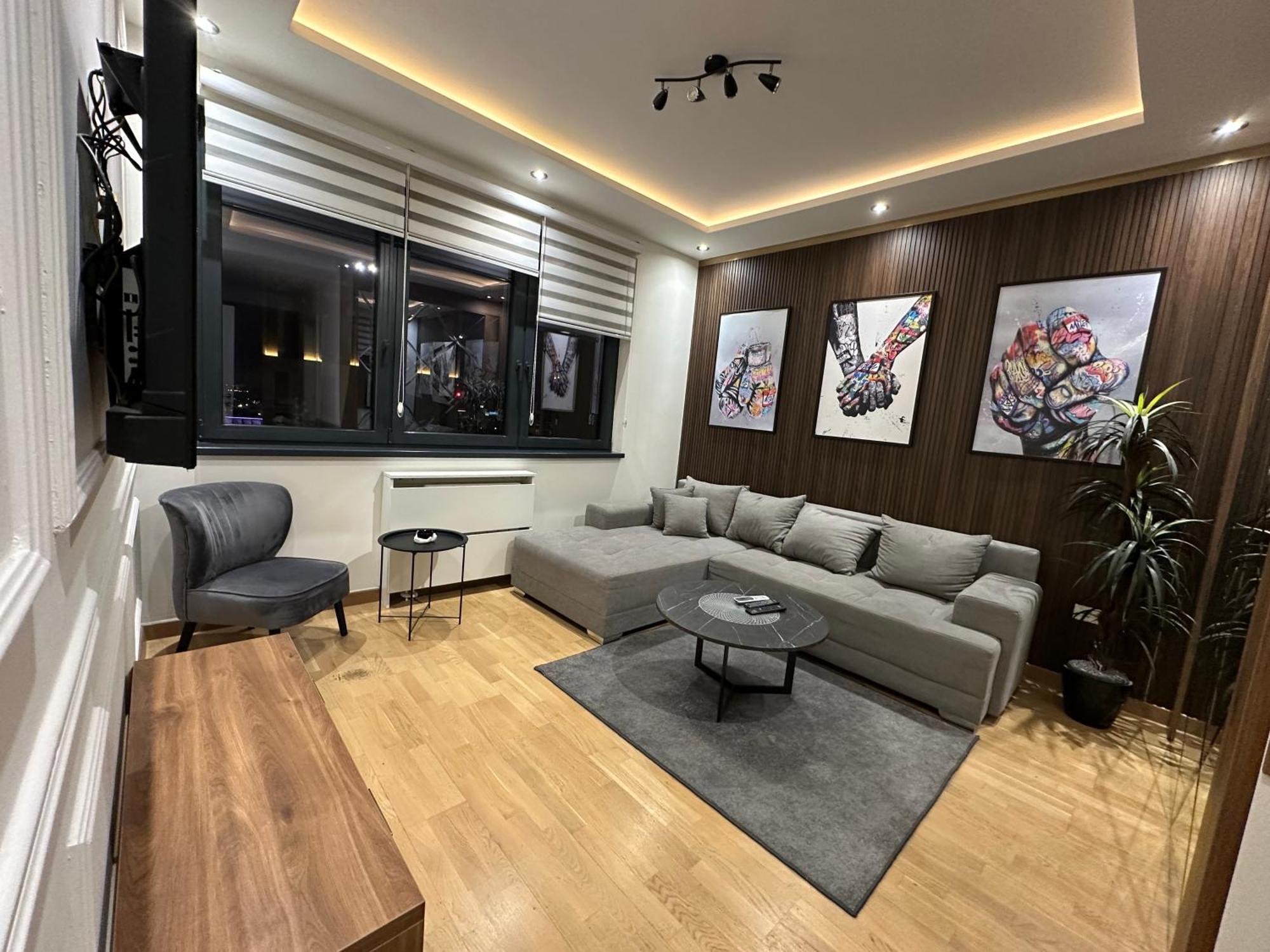 Modern Luxury In Belgrade Waterfront With Views Daire Dış mekan fotoğraf